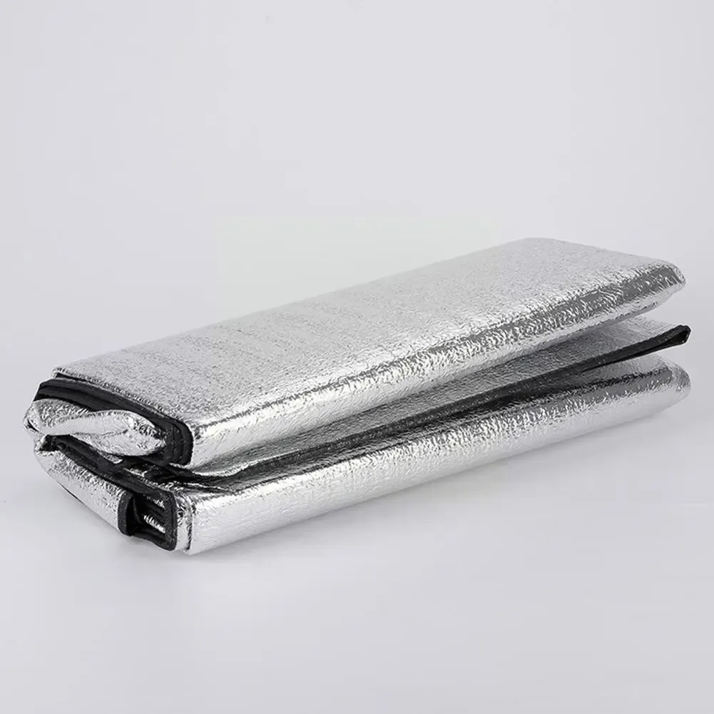 Mat 200*150cm Ultralight Aluminum Foil Camping Mat Moistureproof Mat Thermal Blanket Mat Insulating Mat Foldable Tent