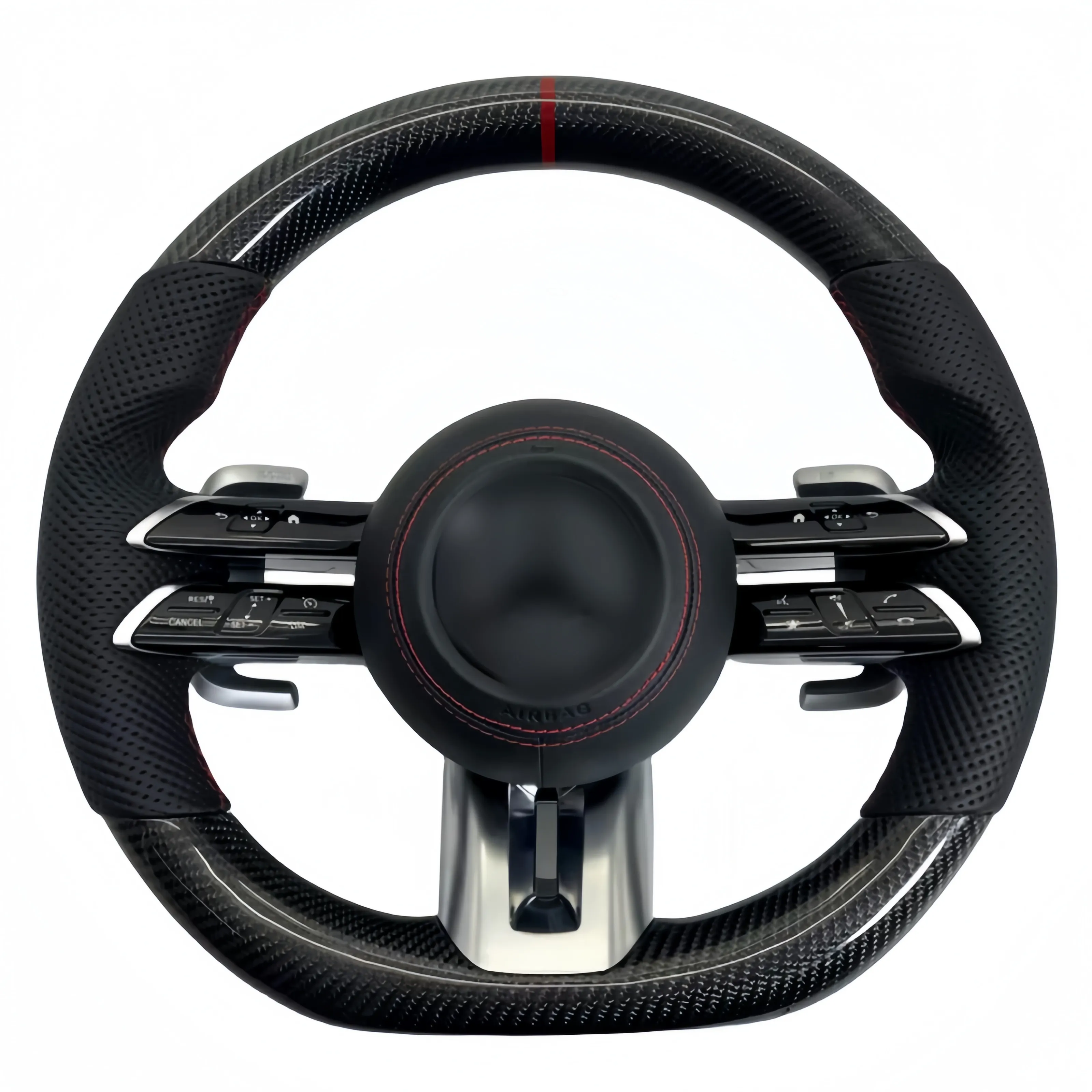 Suitable for Mercedes-Benz Dragonfly carbon fiber W222 A180L C200L E300 E260 S-class assembly steering wheel