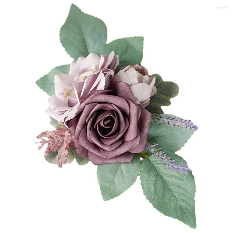 Dekorativa blommor Fake Flower Table Decor Simulation Cake Wedding Banket Centerpiece