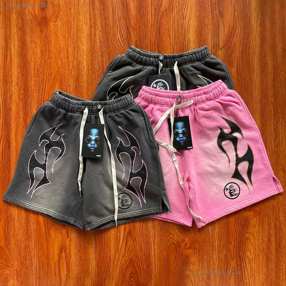 2024 Mais novo Hellstar Studios Shorts Homens Mulheres Designer Moda Curto Beach Holiday Gift Calças Mens Jogger Sweatpant Calças Roupas Homem Relaxado Calça Curta 632