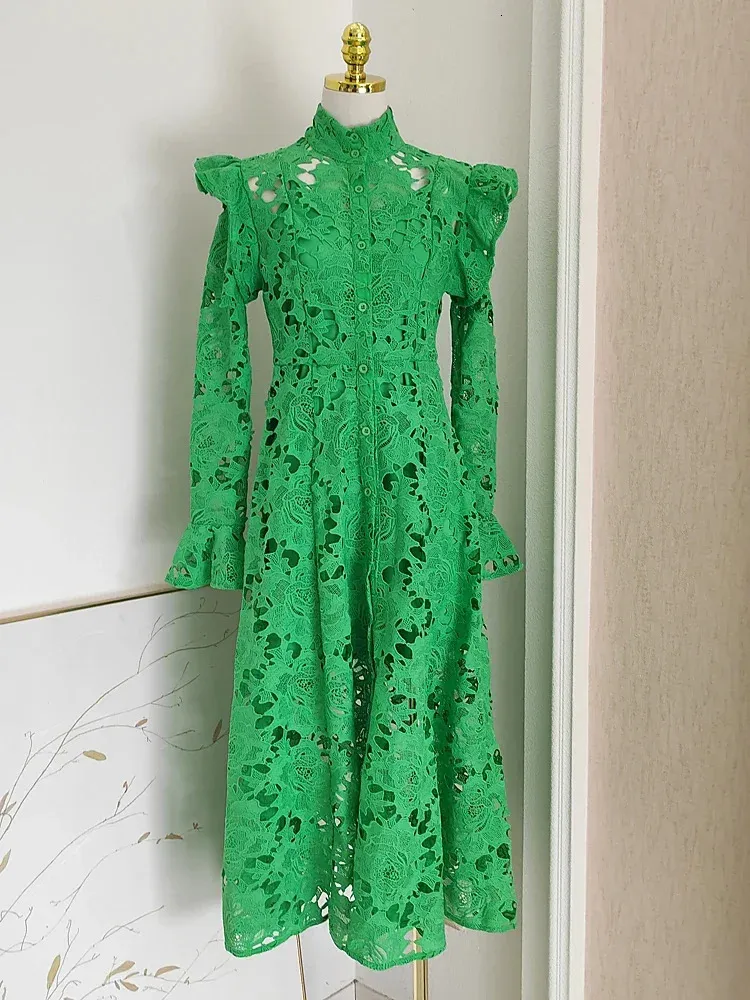 Vintage Lace Embroidery Mid-Calf Dress with Belt and Butterfly Sleeves for  Women from Dhgate Basic & Casual Dresses - price 157.92