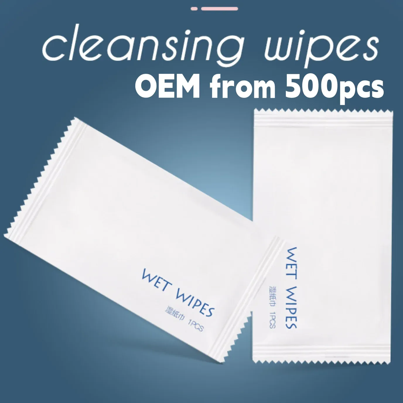 Wipes 100pcs/lot Aviation wipes individually packed wet wipes disposable wipes customized hands cleaning wipes single packet WHOLESALE