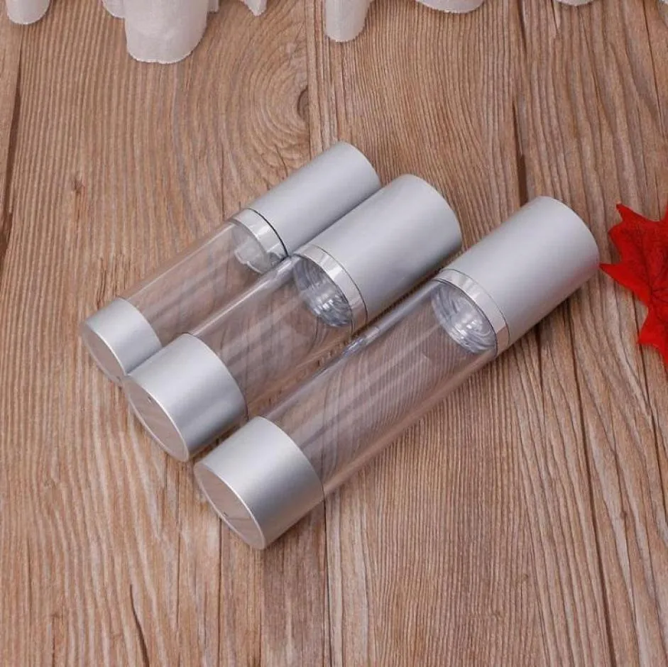 15 30 50 ML Airless Pump Bottle Refillable Cosmetic Container Makeup Foundations and Serums Lightweight Leak Proof Shockproof Cont6748086