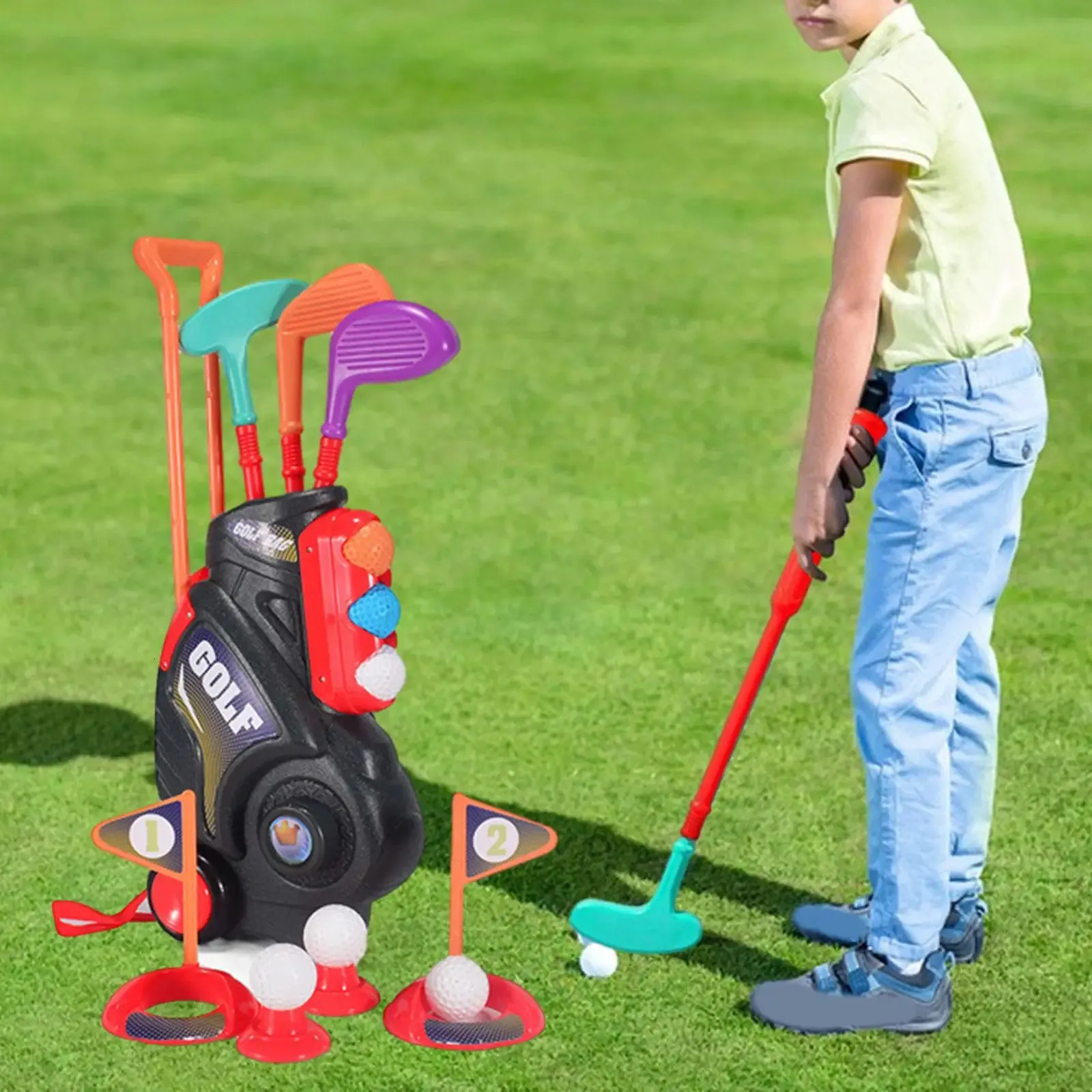 Toddlers Golf Set, Kids Golf Clubs, Putter Parent Child Interaction Kids Golf