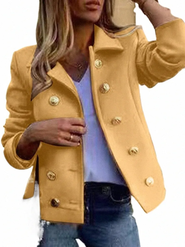 2023 caldo Lg manica Outwears ZANZEA donne cappotto di tweed Winer Inghilterra stile sottile Trench Coat Casual Butts Pendolarismo Giubbotti S8xI #