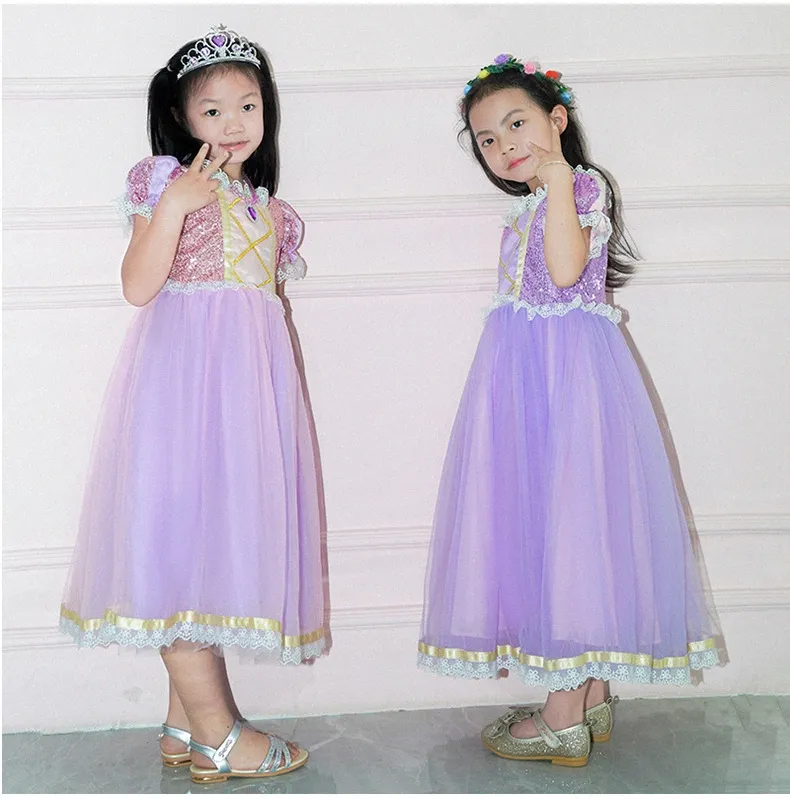 Kinder Designer Mädchen Kleider Baby Kleinkind Cosplay Sommerkleidung Kleinkinder Kleidung Kinder Mädchen Sommerkleid F5RH #