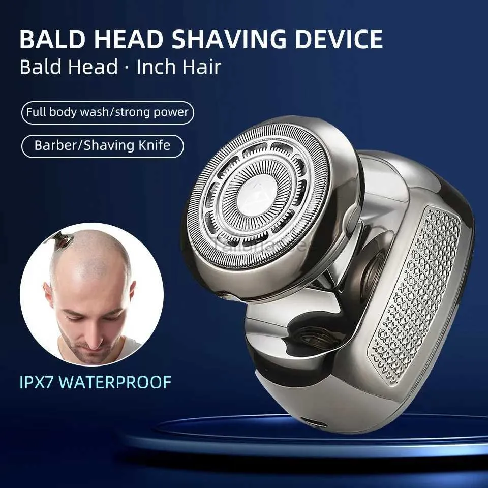 Electric Shavers Head Shaver 5 in 1 Electric Razor for Bald Men Trimmer With Nose Hair Sideburns Clipper Waterproof Wet Dry Mens Grooming Kit 240329