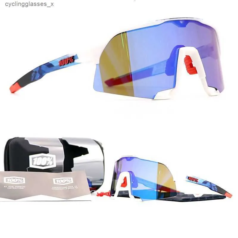 100% cycling glasses S3 Tour de France mountain outdoor sports UV and wind resistant sunglasses