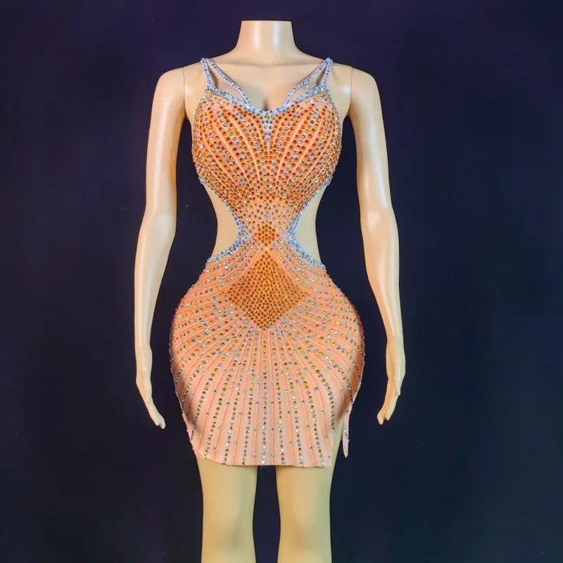 Sexy Rhinestone Festival Outfit - Womens Party Dress, Translucent Birthday  Costume, Clubwear Evening Dress - Available in ! from Dhgate Two Piece Dress  - price 74.81