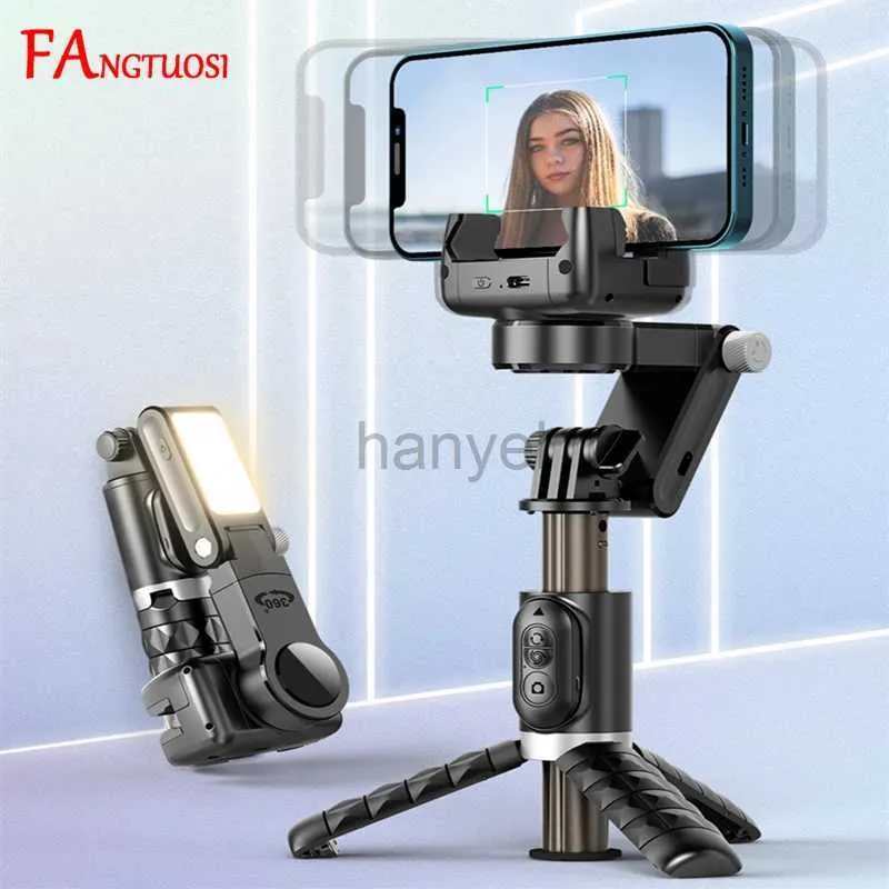 Selfie Monopods 360 Rotação Após o modo de disparo Gimbal Stabilizer Selfie Stick Tripé gimbal para iPhone Phone Smartphone fotografia ao vivo 24329