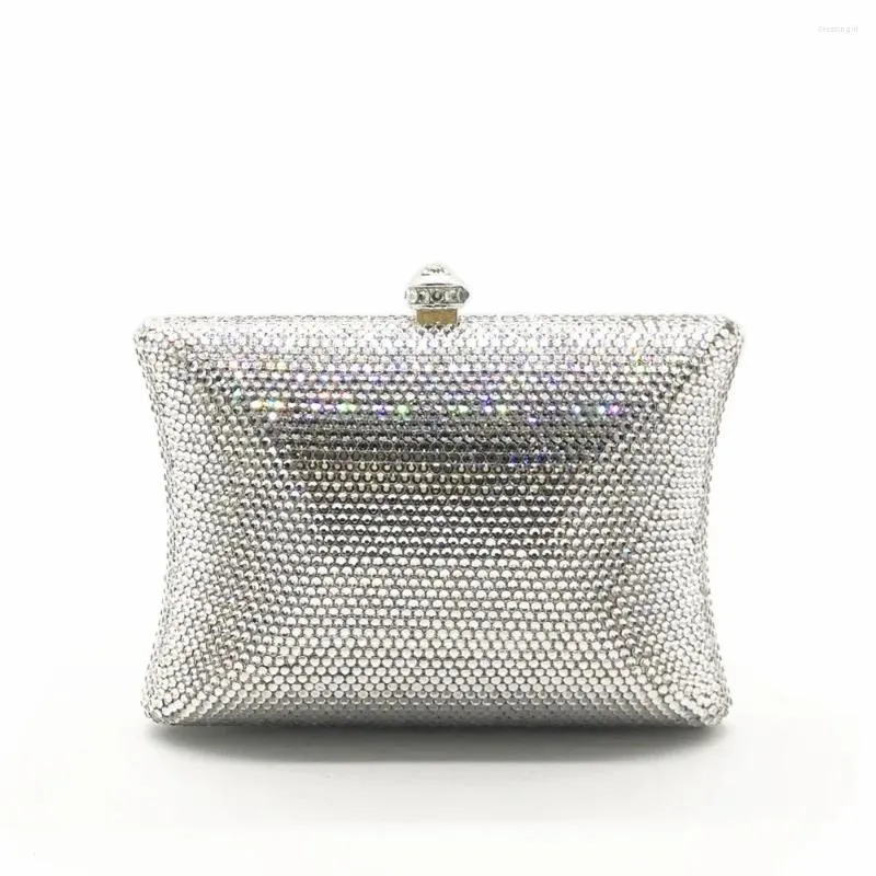 DHgate XIYUAN BRAND Womens Luxury Crystal Small Clutch Gift Set Silver Plain Purse Gold Wallet Handbag Bags Luggage Accessories