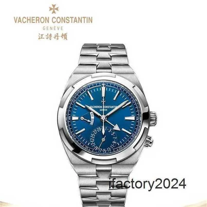 ZF Factory vacherinsconstaninns Overseas Swiss Watch reserva Shidandun cruza mares e duas vezes masculino