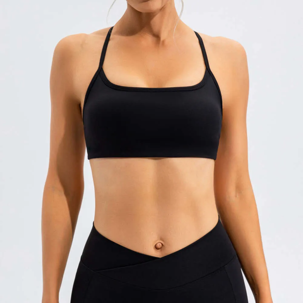 Lu Align Débardeur extensible à bretelles pour yoga et course à pied pour femme - Haut de sport actif - Soutien-gorge de course avec fine bande au dos pour femme athlétique sexy - Lemon Sports 2024