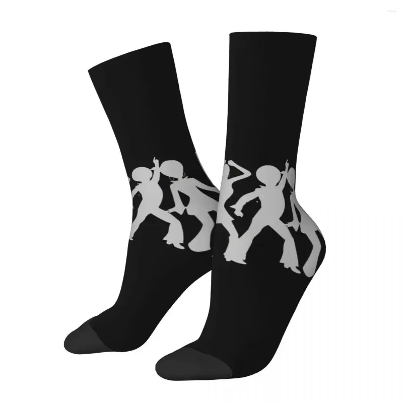 Мужские носки, забавные сумасшедшие носки для мужчин, танцевальные носки в стиле хип-хоп 70-х годов, винтажный счастливый узор с принтом для мальчиков, повседневный подарок