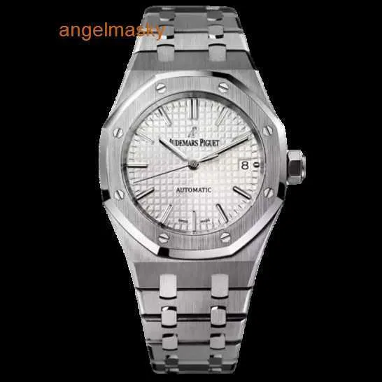 AP Iconic Wristwatch Royal Oak Series 15450ST OO.1256ST.01 White Plate Precision Steel Mens Sports Machinery Watch