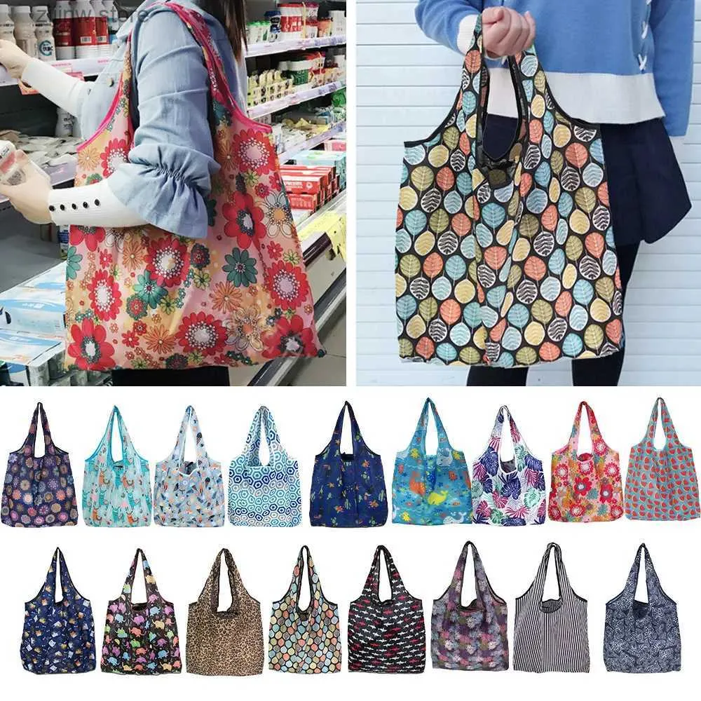 Autre organisation de stockage à domicile Grand sac à provisions Sac écologique réutilisable Paquet d'épicerie Sacs de rangement pour jouets de plage Pochette à bandoulière Pochette fourre-tout pliable Y240