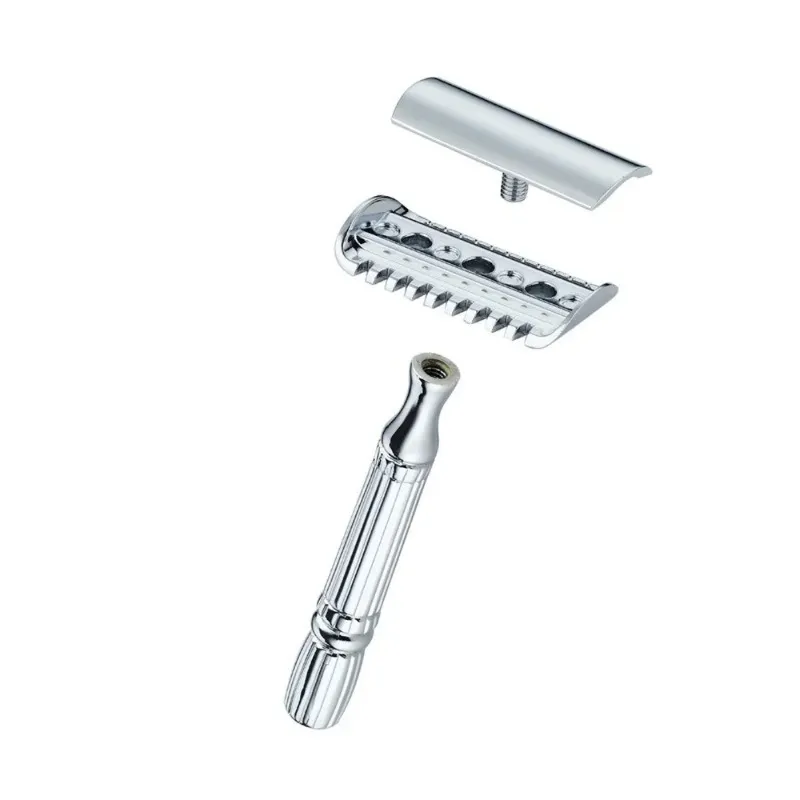 New Alloy Manual Razor Old-fashioned Razor Razor Shaver of Environmentally Friendly Kraft Paper Box