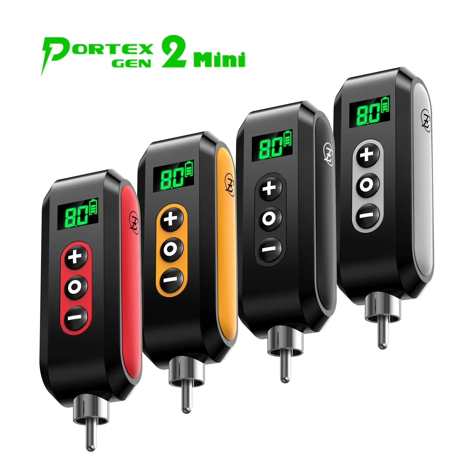マシンEZ PORTEX GEN2 MINIワイヤレスタトゥーパワーパワーパワーパワーペンハインバッテリーパワーパックRCAコネクタ1000mAh