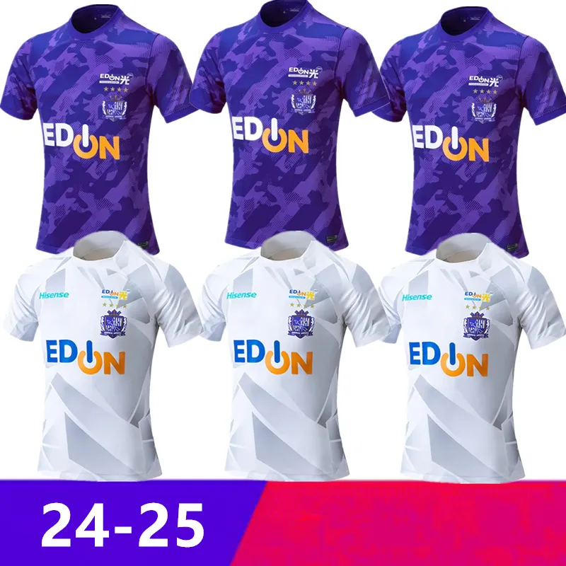 JMXX 4-2025 Sanfrecce Hiroshima Men's Polyester Soccer Jerseys Kit