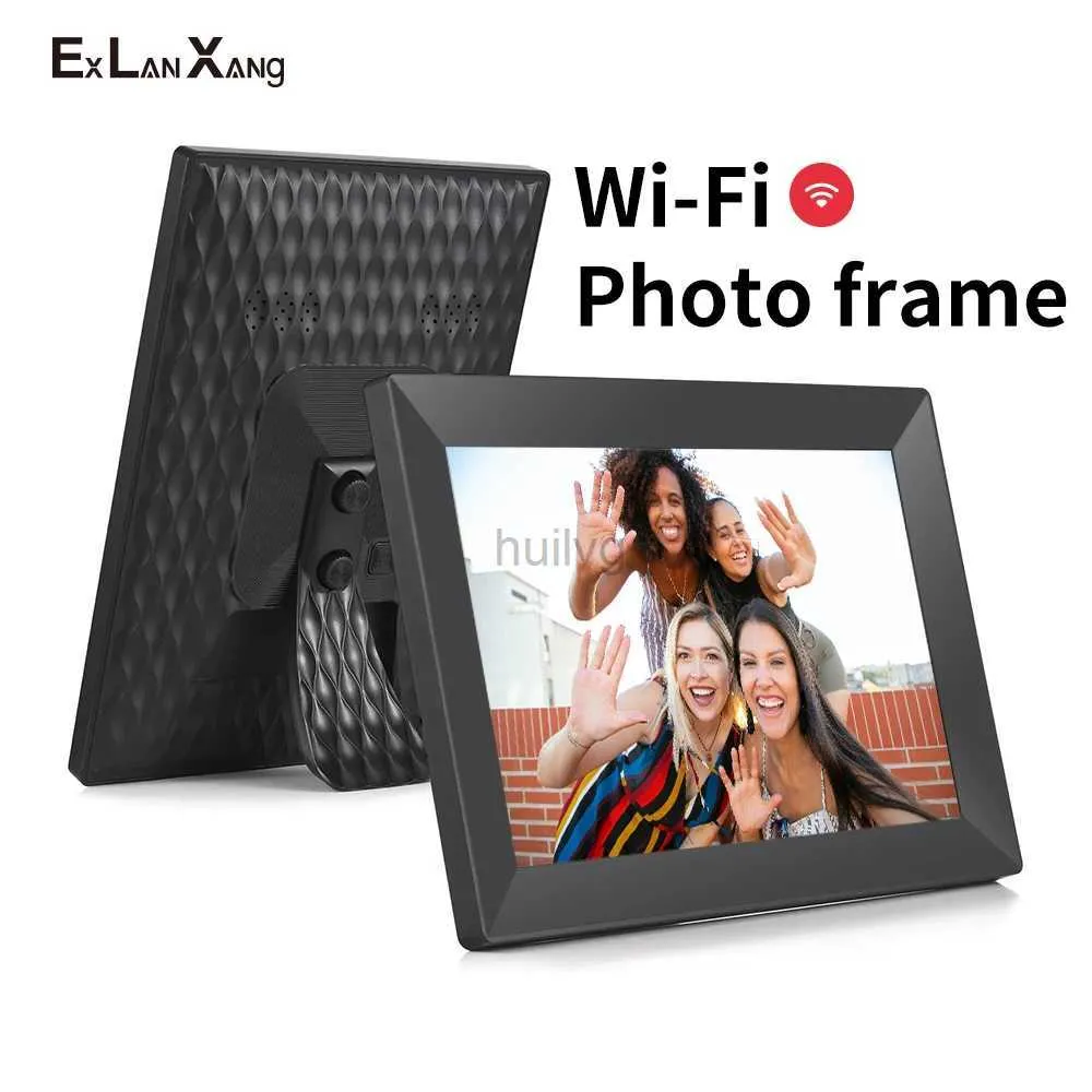 Digital Photo Frames New 10.1Inch Frameo Digital Photo Frame WIFI Digital Picture Frame Smart Electronic Image Album Bulit-in 16GB for Gift Giving 24329