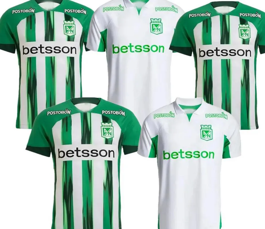 24-25 Atlético Nacional Medellín Futebol Jerseys DHgate Desconto Moda DesignPABON 8 DUQUE 9 JARLAN 10 MOSQUERA 15 CANDELO 19 desgaste esportes atacado popular