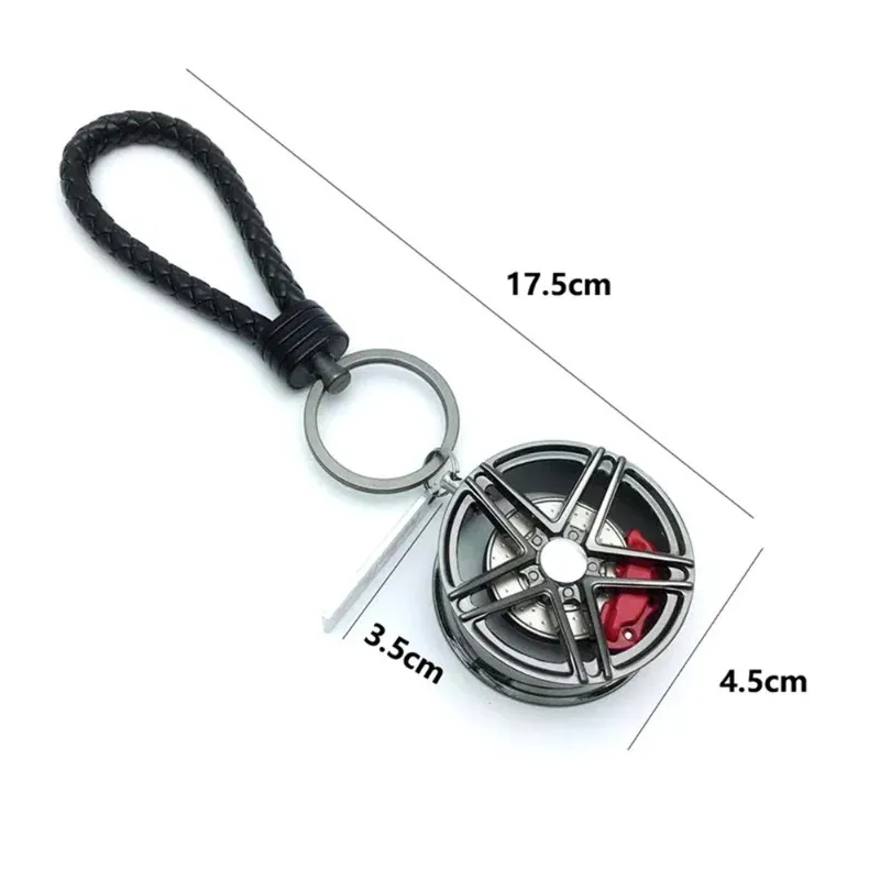 2024 Nyckelkedja 3D Mini Model BBS Wheel Rim Keychain Metal Car Key