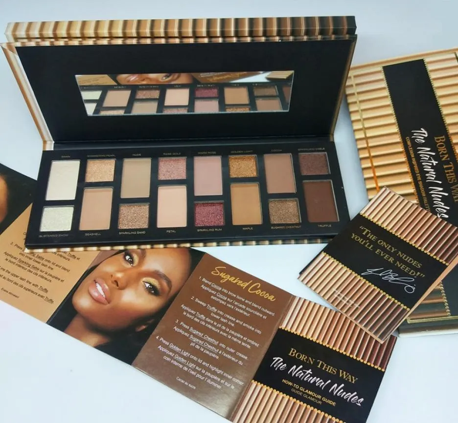 Eyes Shadow Cosmetic Born This Way the Natural Nudes Palettes 16 Colors Eye Shimmer Matte Makeup Eyeshadow Palette DHL7330593