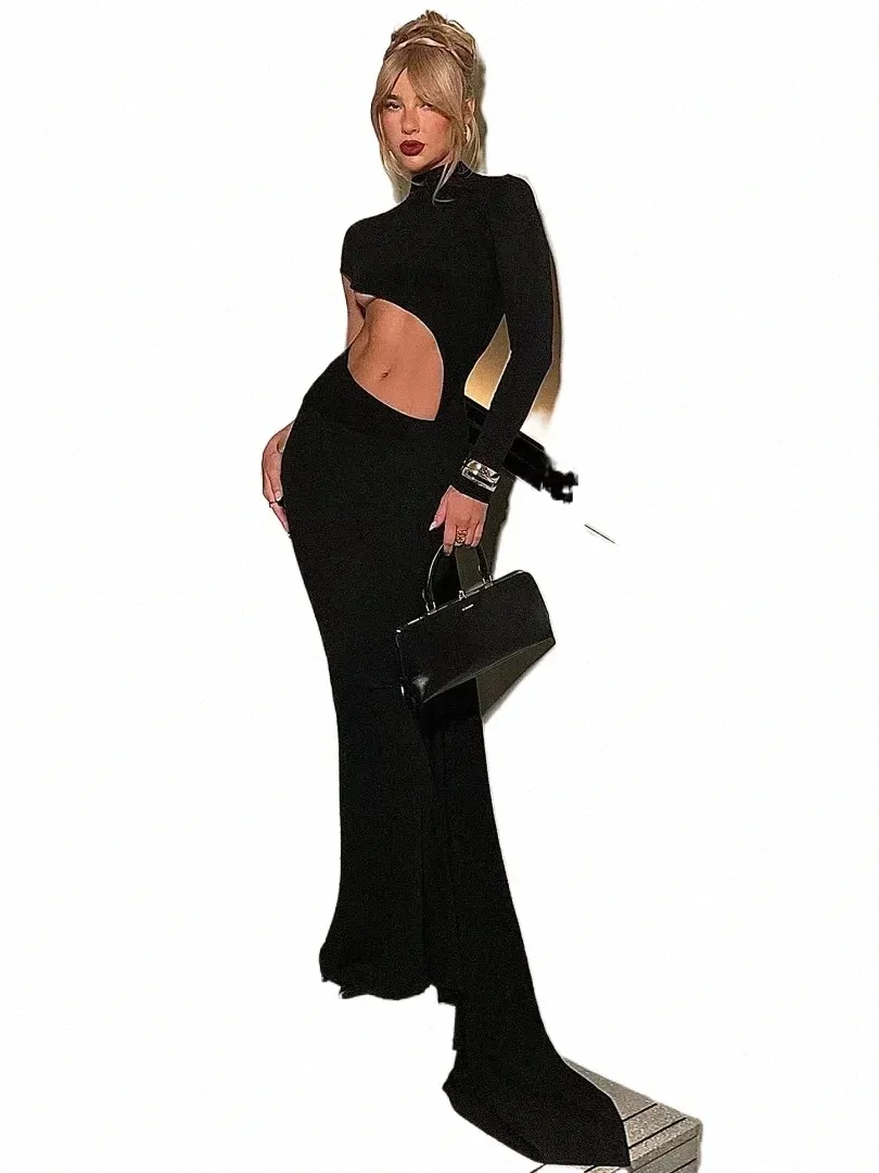 navy blue dress for baby girl Sexy Hollow Out Maxi Dress - Y2K Evening Party Long Sleeve Bodycon Dress,  Autumn Winter Outfit for Women, Birthday Vestido from Dhgate Basic & Casual  Dresses