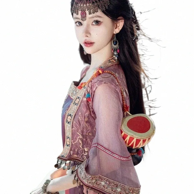 exotic Clothing Western Dance Performance Wear Ancient Style Han Chinese Photo Dancing Dr l9mp#