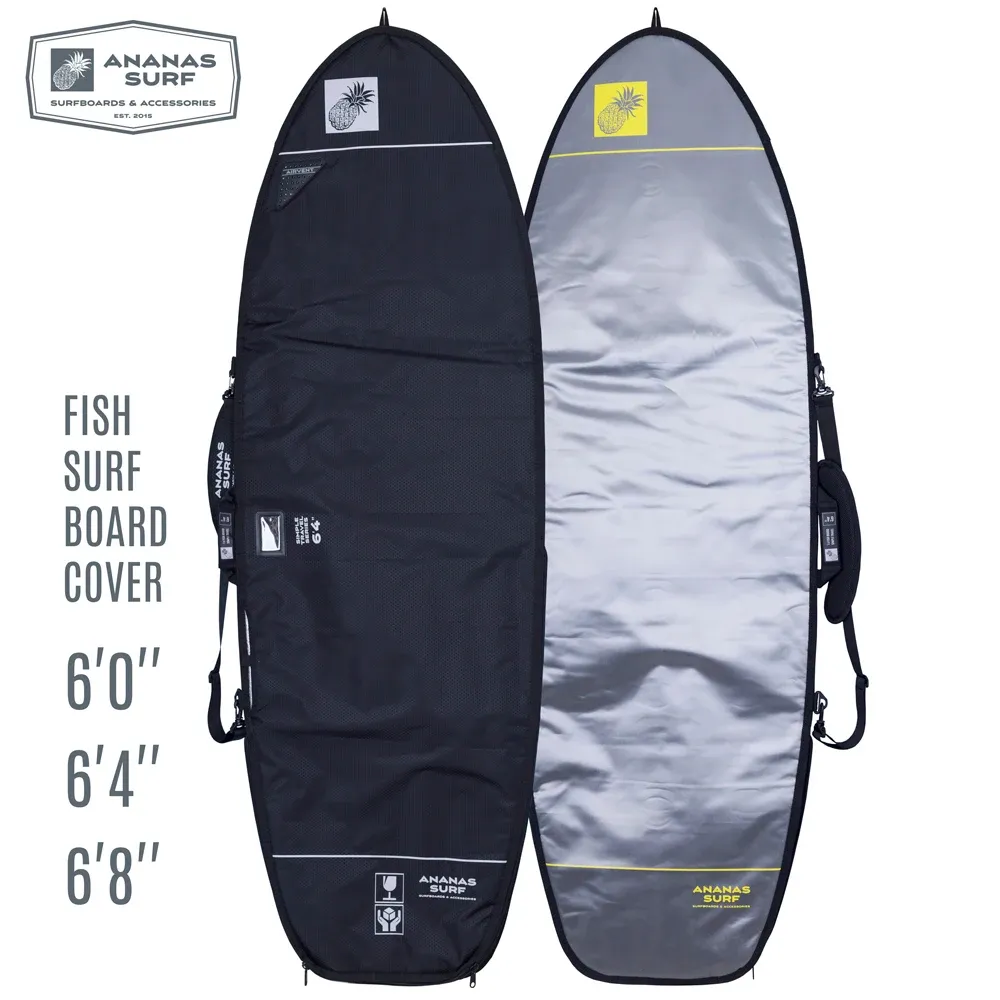 Borse Ananas Surf Airvent Tavola da surf Fish Shortboard Borsa Proteggi copertura Borsa da viaggio da viaggio 6'0" 6'4" 6'8"