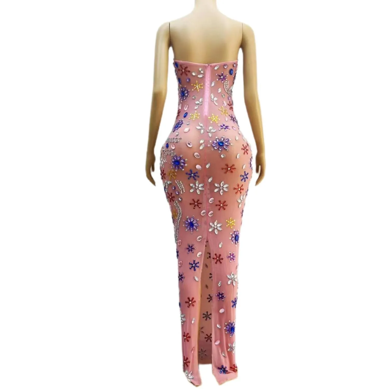 slim fit dress slacks Black La Femme - 29410 Strapless Sequined Homecoming Dress