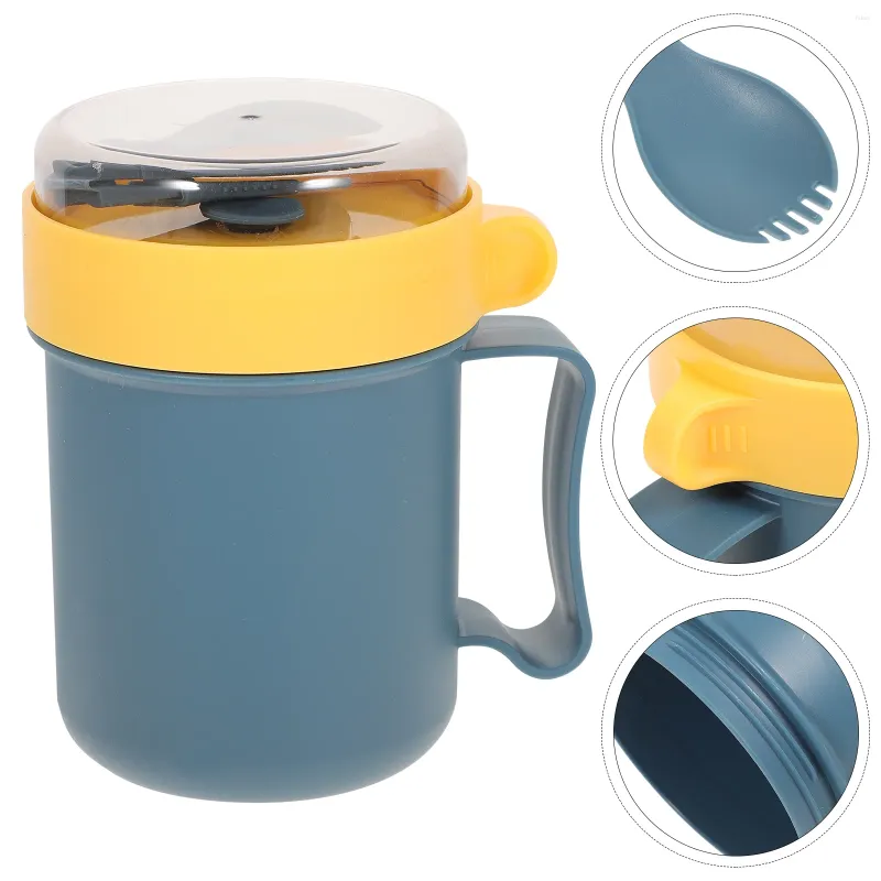 Dijkartikelen Cereal Cup Breakfast Soup Bowls met deksels Plastic water Patcher Micro-golf oven