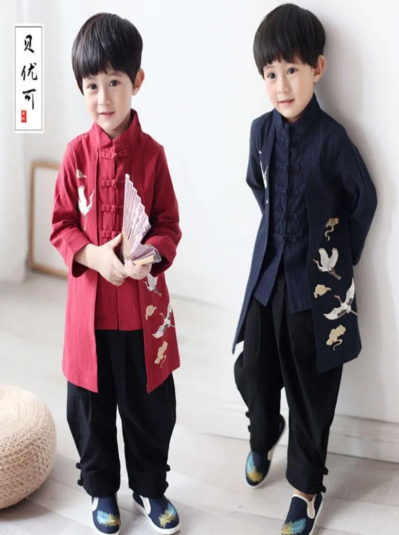 Hoodies Sweatshirts Physical shootingand Bayouke Hanfu autumn boys039 spring cardigan coat Chine sle children039s Tang sui7664991