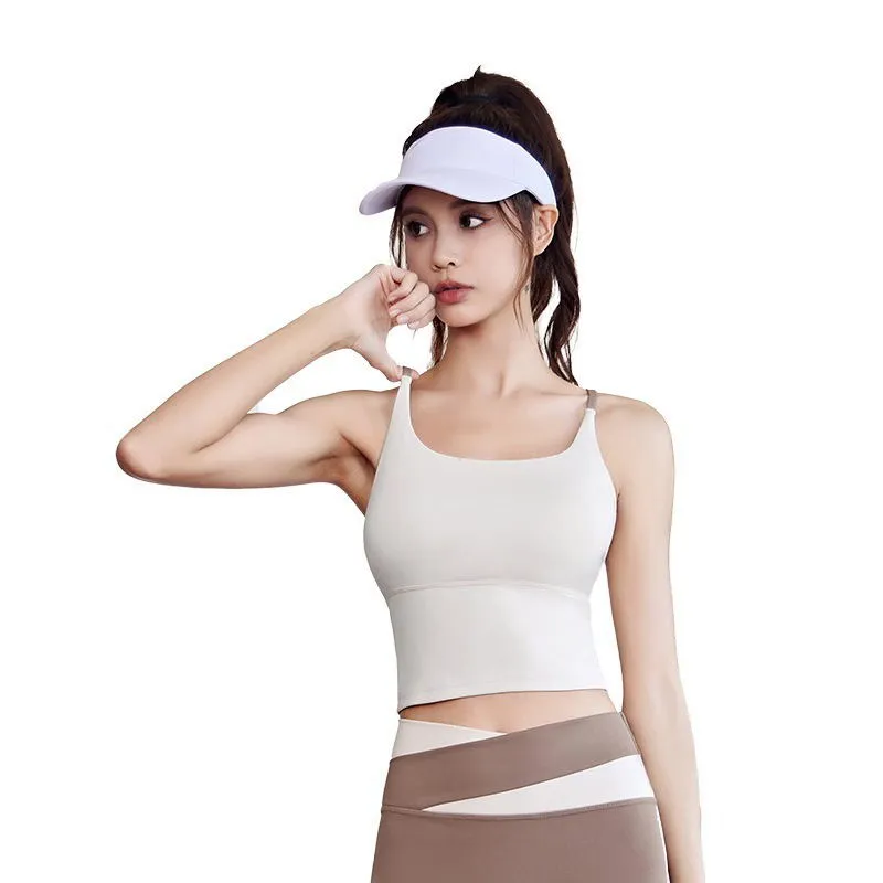 New Sports Bra Quick drying High elasticity underwear Bra Chest pad Yoga Fitness Vest for Women Beauty Back Bra Elastic Force Bra