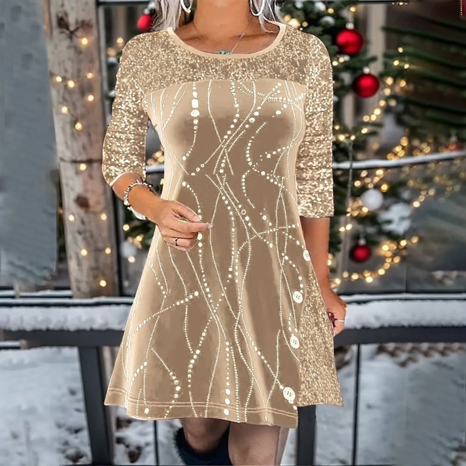 christmas dress sparkly Tipsy Elves Dresses | Tipsy Elves Red Sequin Santa For Kids | Color: Red/White | Size: Xs Steal the show from Santa himself in the Womens Santa Sequin Dress Sequin Dresses - Sparkly, Glitter