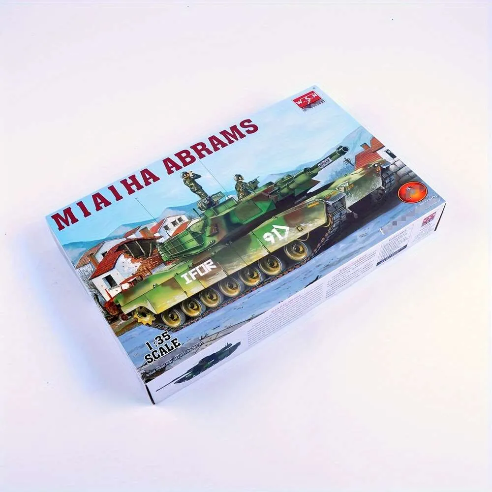 WSN 00334 1/35 U.S.M1A1HA Комплект моторизованной статической пластиковой модели танка «Абрамс»