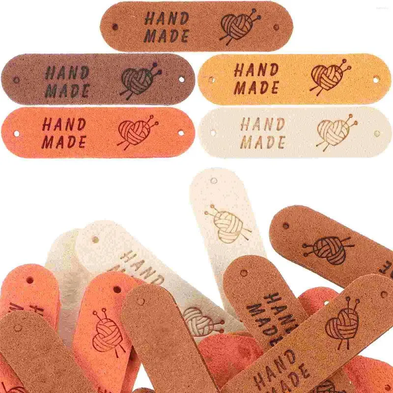 Opslagflessen 50 stuks label DIY kledinglabels handgemaakte hoed stof naaien tags voor items breien accessoires
