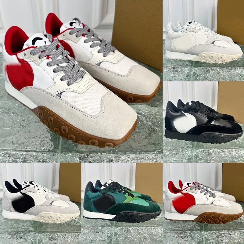 2024 Nouveau designer hommes et femmes marque de luxe Marine Serree première sortie de chaussures de balle chaussures de sport lune design à tête carrée vintage mode confort baskets décontractées