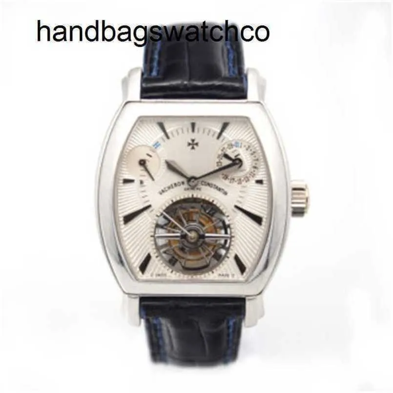 ZF Factory vacherinsconstantinns Overseas Swiss Watch Danton Malta PT950 tourbillon manuale 30066/000P-8817 merci