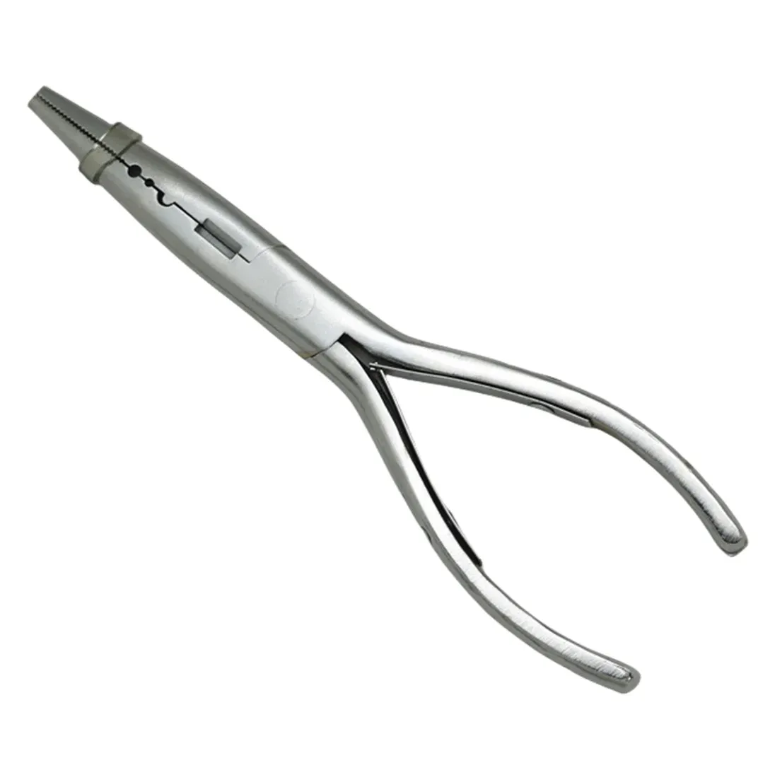 Pinces d'extension de cheveux en acier inoxydable de haute qualité, pour Micro-anneau et outils d'extension de cheveux pré-collés, accessoire de perruque