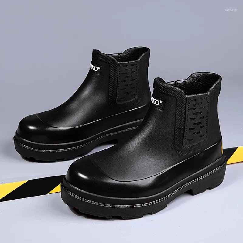 Unisex Waterproof Non Slip High Top Kitchen Chef Work Shoes Oil Resistant Kitchen Sneakers