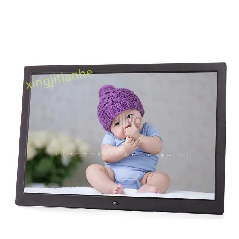 Digital Photo Frames New 15 Inch LED Backlight HD 1280*800 Full Function Digital Photo Frame Electronic Album digitale Picture Music Video GOOD gift 24329