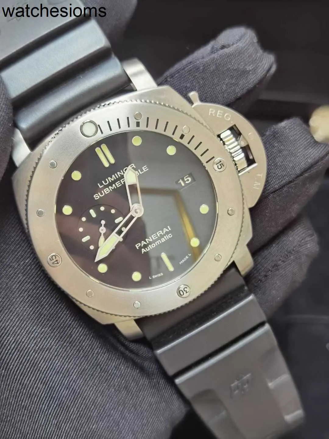 パンラス腕時計を見る機械的な贅沢な深海98ダイビングPAM00305自動メンズ300メートルの防水
