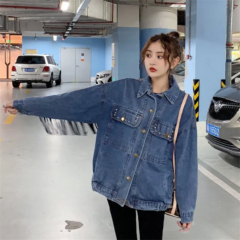 DHgate.com:women's Denim New Jacket 2022 Spring Vintage