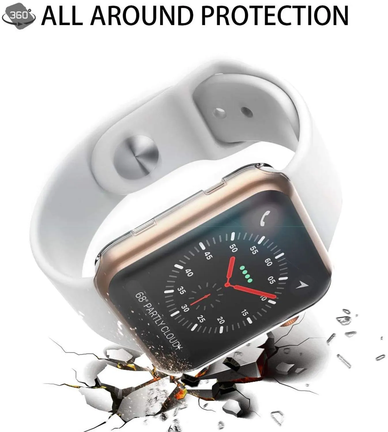Capa Para Apple Watch Ultra 9 8 7 6 SE 5 4 Protetor De Tela Para A Serie IWATCH 38mm 40mm 41mm 42mm 44mm 45mm 49mm Caso Claro De 18 71 DHgate
