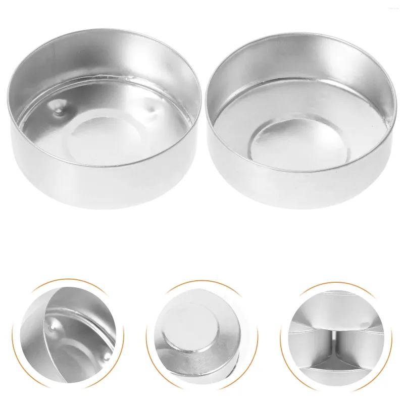 Bougeoirs Base arrondie tenant des tasses à vaisselle plateau de Table à manger élégant en aluminium artisanat maison plateaux en aluminium