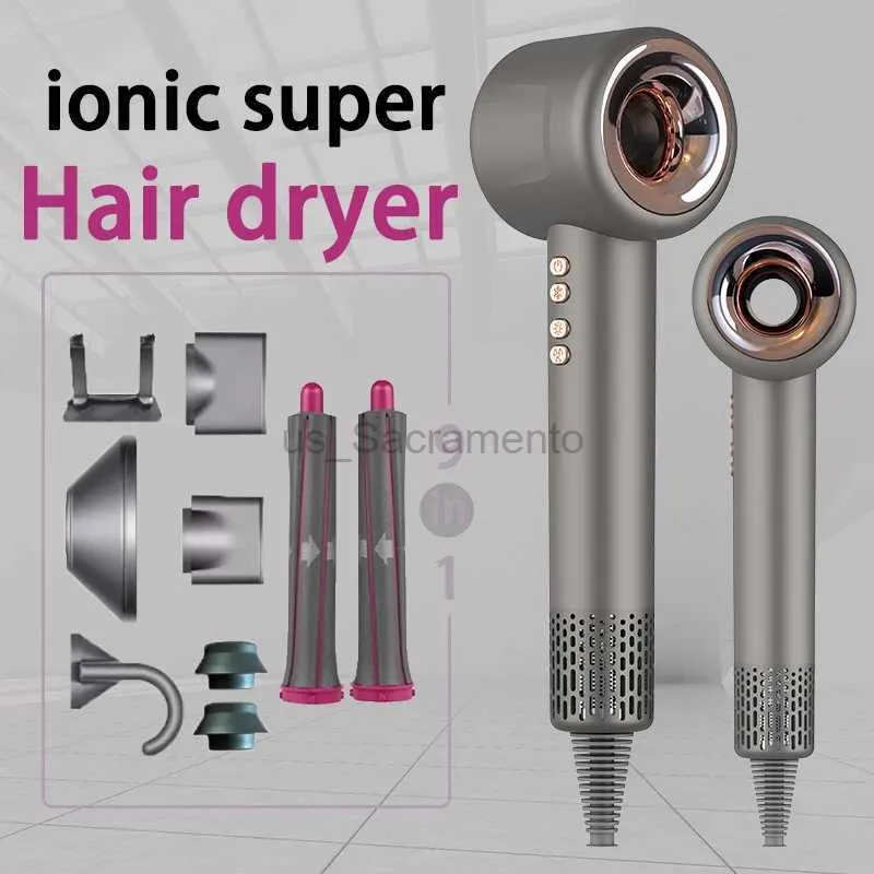 Haartrockner Super-Haartrockner, 110.000 U/min, blattloser Haartrockner, persönliche Haarpflege, Styling, Negativionen-Werkzeug, konstanter Anionen-Elektro-Haartrockner 240329