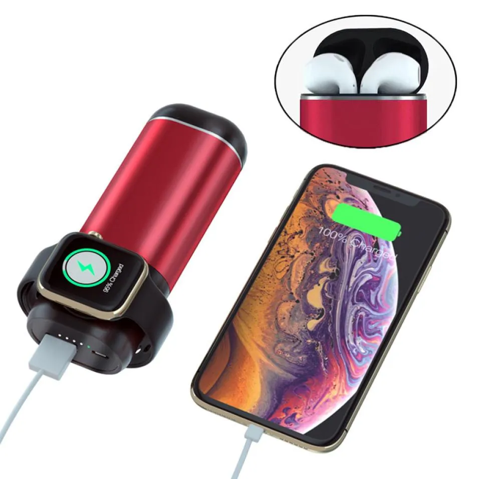 3 in 1 Fast Magnetic Wireless Charging Battery Wireless Charger Power Bank for Samsung iPhone Airpods Apple Watch Series iWatch 1 1171295