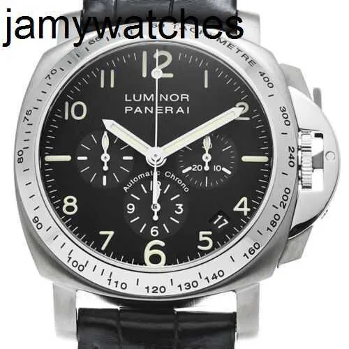 Chrono Watch Mens Panerass Tasarımcısı PAM00074 Erkekler Lüks Tam Paslanmaz Çelik Su Geçirmez Kollwatches Yüksek Kaliteli Otomatik Mekanik