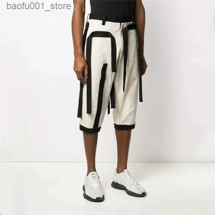 Shorts pour hommes S-6XL !!!Summer Mens Casual Shorts Slim Fit Cinq Minute Underwear Patch Work Clown Pantalon décoratif Q240329